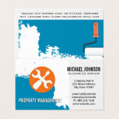 Blauwe verf | Carpinghandgereedschap Visitekaartje (Buitenkant ongevouwen)