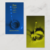 Blauwe verf visitekaartje (Voorkant / Achterkant)