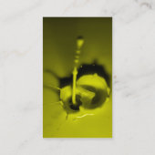 Blauwe verf visitekaartje (Achterkant)