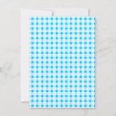 Blauwe verjaardagsballon kaart (Achterkant)