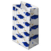 Blauwe verloopdop met Confetti Klein Cadeauzakje (Voorkant Gekanteld)