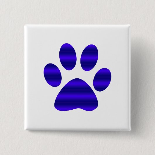 Blauwe verlooppagina afdrukken vierkante button 5,1 cm (Voorkant)