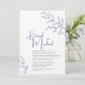 Blauwe vertakking van de bruinvissende bruinktuitn kaart (Staand voorkant)