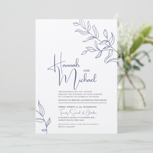 Blauwe vertakking van de bruinvissende bruinktuitn kaart (Staand voorkant)