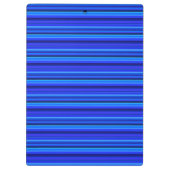 Blauwe verticale strepen klembord (Achterkant)