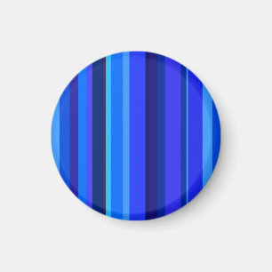 Blauwe verticale strepen magneet
