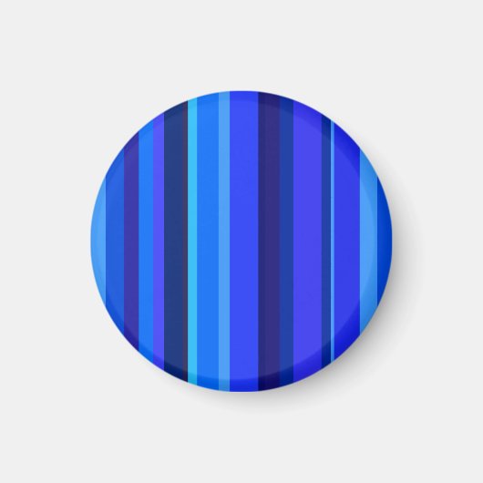 Blauwe verticale strepen magneet (Voorkant)
