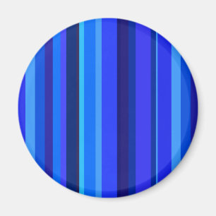 Blauwe verticale strepen magneet