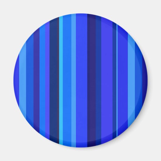 Blauwe verticale strepen magneet (Voorkant)