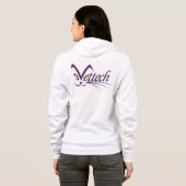 Blauwe Vettech-hoodgrootte groot Hoodie (Achterkant volledig)