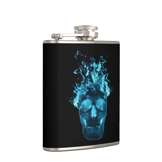 Blauwe vezel heupfles (Rechts)