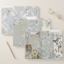 Blauwe Victoriaans bestandmappen