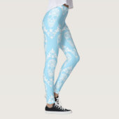 blauwe Victoriaans leggings (Rechts)