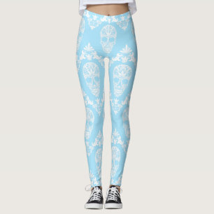 blauwe Victoriaans leggings