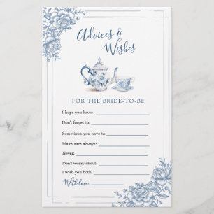 Blauwe Victoriaans Tuin Bruidsthee Advies en Wense