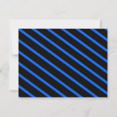 Blauwe Videospel Feest Bedankkaart (Achterkant)