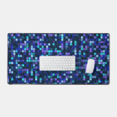 Blauwe vierkantjes bureaumat (Keyboard & Muis)