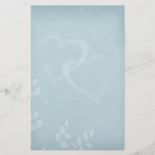 Blauwe Vintage Briefpapier