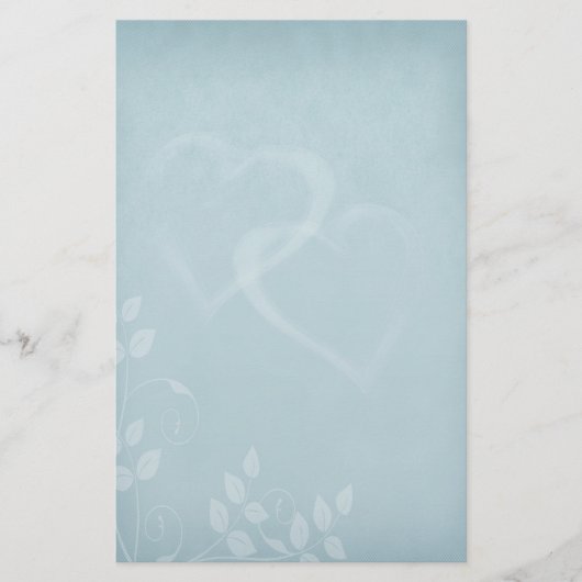 Blauwe Vintage Briefpapier (Voorkant)
