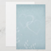 Blauwe Vintage Briefpapier (Voorkant / Achterkant)