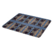 Blauwe Vintage Snijplank (Hoek)