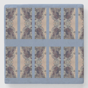 Blauwe Vintage Stenen Onderzetter