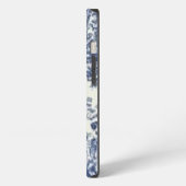 Blauwe Vintage Toile iPhone Hoesje (Linkerkant)