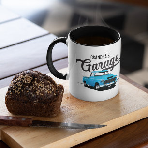 Blauwe Vintage Truck Douwe Egberts Mok