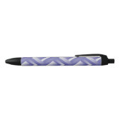 Blauwe violet 2022 zwarte inkt pen (Bovenkant)