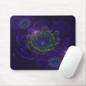 Blauwe Violet Corolla Flower Muismat (Met muis)