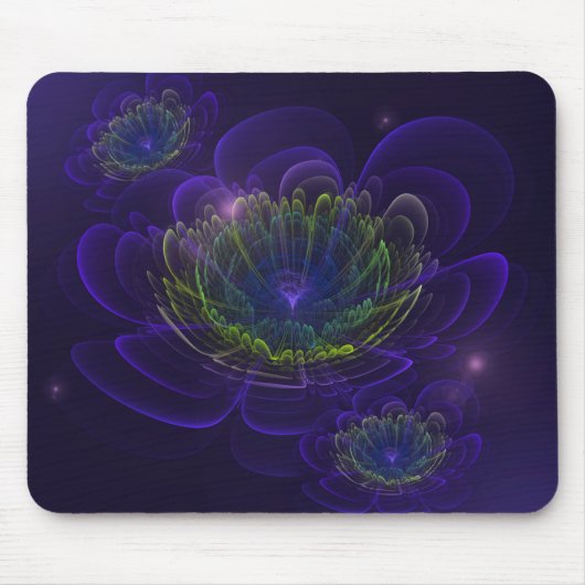 Blauwe Violet Corolla Flower Muismat (Voorkant)