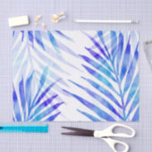 Blauwe Violet Palm Fronds Tissuepapier (Craft)