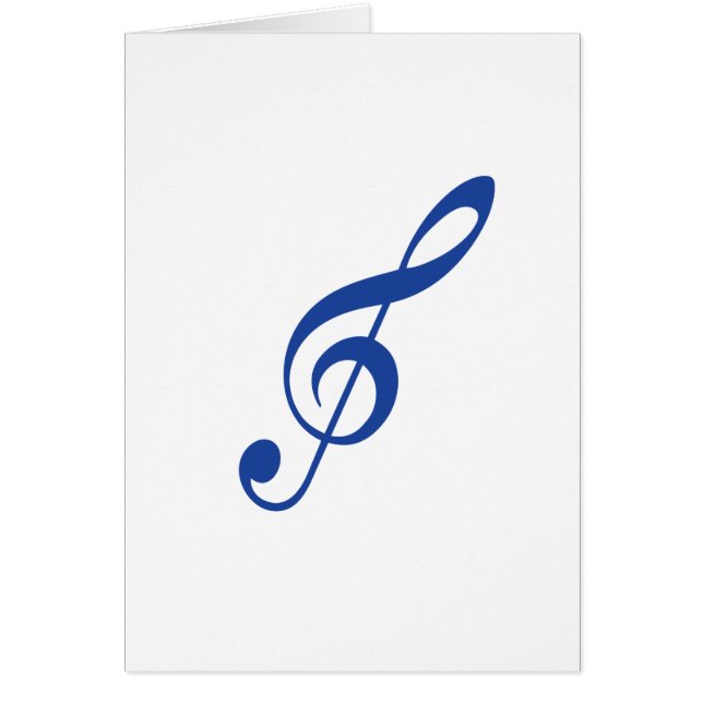 Blauwe vioolsleutel (Voorkant)