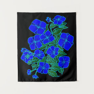 Blauwe Viooltjes Klein Wandkleed