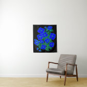 Blauwe Viooltjes Klein Wandkleed (In situ)