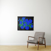 Blauwe Viooltjes Klein Wandkleed (In Situ (horizontaal))