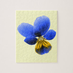 Blauwe Viooltjespuzzel Legpuzzel