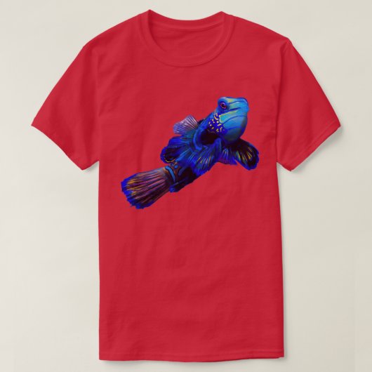 Blauwe vis 10 t-shirt (Design voorkant)