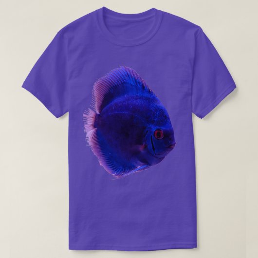 Blauwe vis 8 t-shirt (Design voorkant)