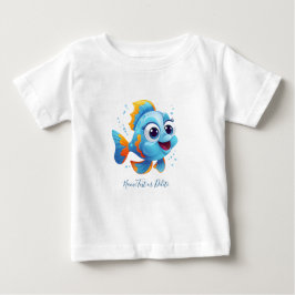 Blauwe Vis Baby T-Shirt