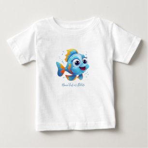 Blauwe Vis Baby T-Shirt