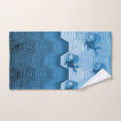 Blauwe vis bad handdoek (Handdoek)