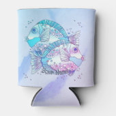 Blauwe vis blikjeskoeler (Voorkant)