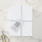 Blauwe Vis Cadeau Van Persoonlijk Alle Gelegenhede Cadeaulabel (Met Touw)