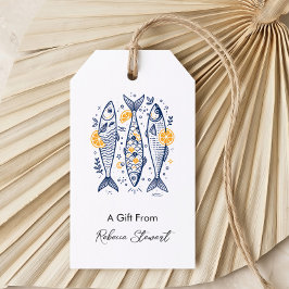 Blauwe Vis Cadeau Van Persoonlijk Alle Gelegenhede Cadeaulabel