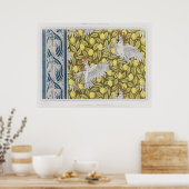  Blauwe Vis, Cockatoos & Citroenen Poster (Keuken)