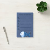 Blauwe Vis Kind Taaklijst Post It Notities Post-it® Notes (Kantoor)