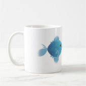 blauwe vis koffiemok (Links)