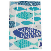 Blauwe vis medium cadeauzakje (Voorkant)