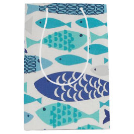 Blauwe vis medium cadeauzakje